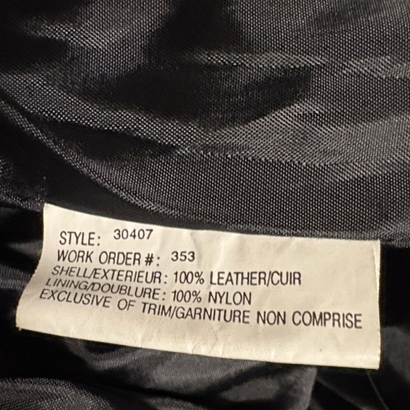 Vintage Margaret Godfrey Black Suede Leather Jacket w Leopard Print Details - Picture 5 of 6